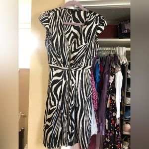 *$5 CLEAR THE CLOSET SALE*H&M zebra print mini dress